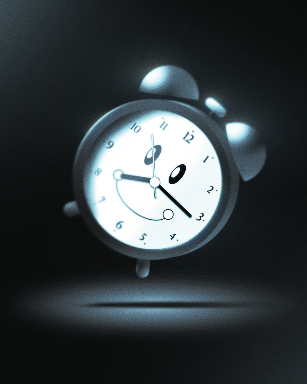 alarm clock motion design style frame